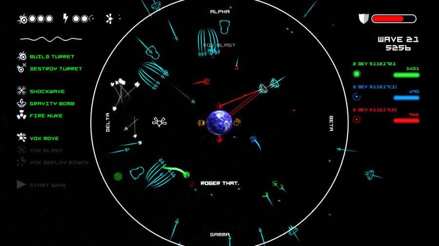 Screenshot of game