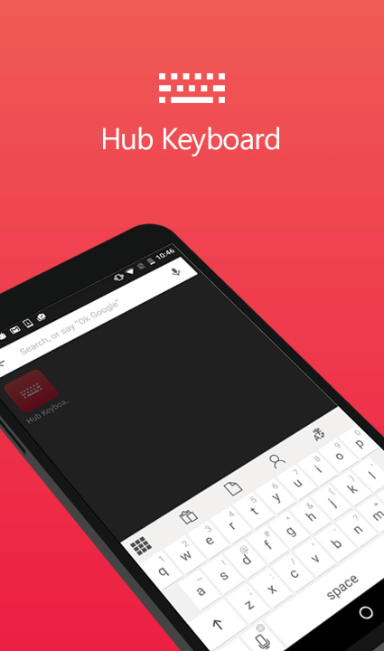 Screenshot of the Hub Keyboard