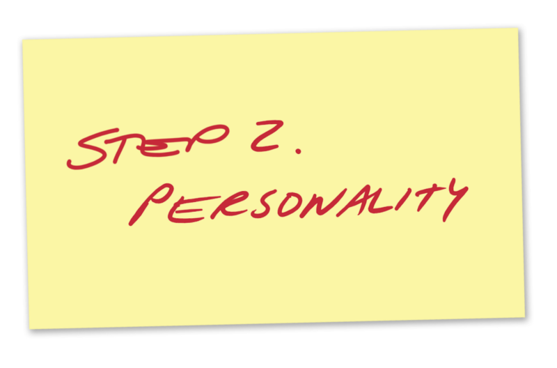 Step 2. Personality