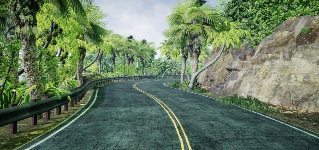 road to hana simulation