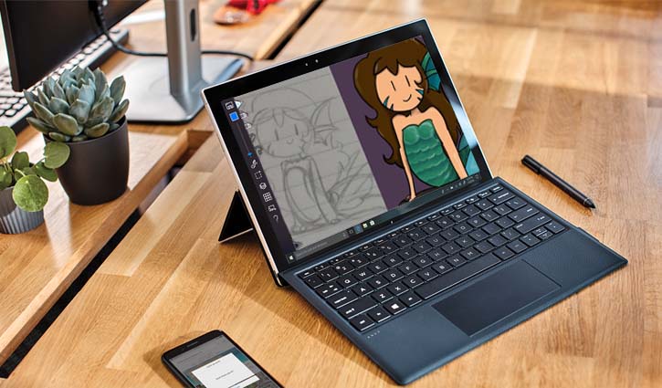 Sketch Pal running on a Surface device