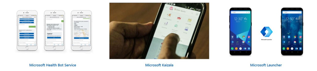 Wall of Fame inductees: Microsoft Health Bot Service, Microsoft Kaizala, Microsoft Launcher