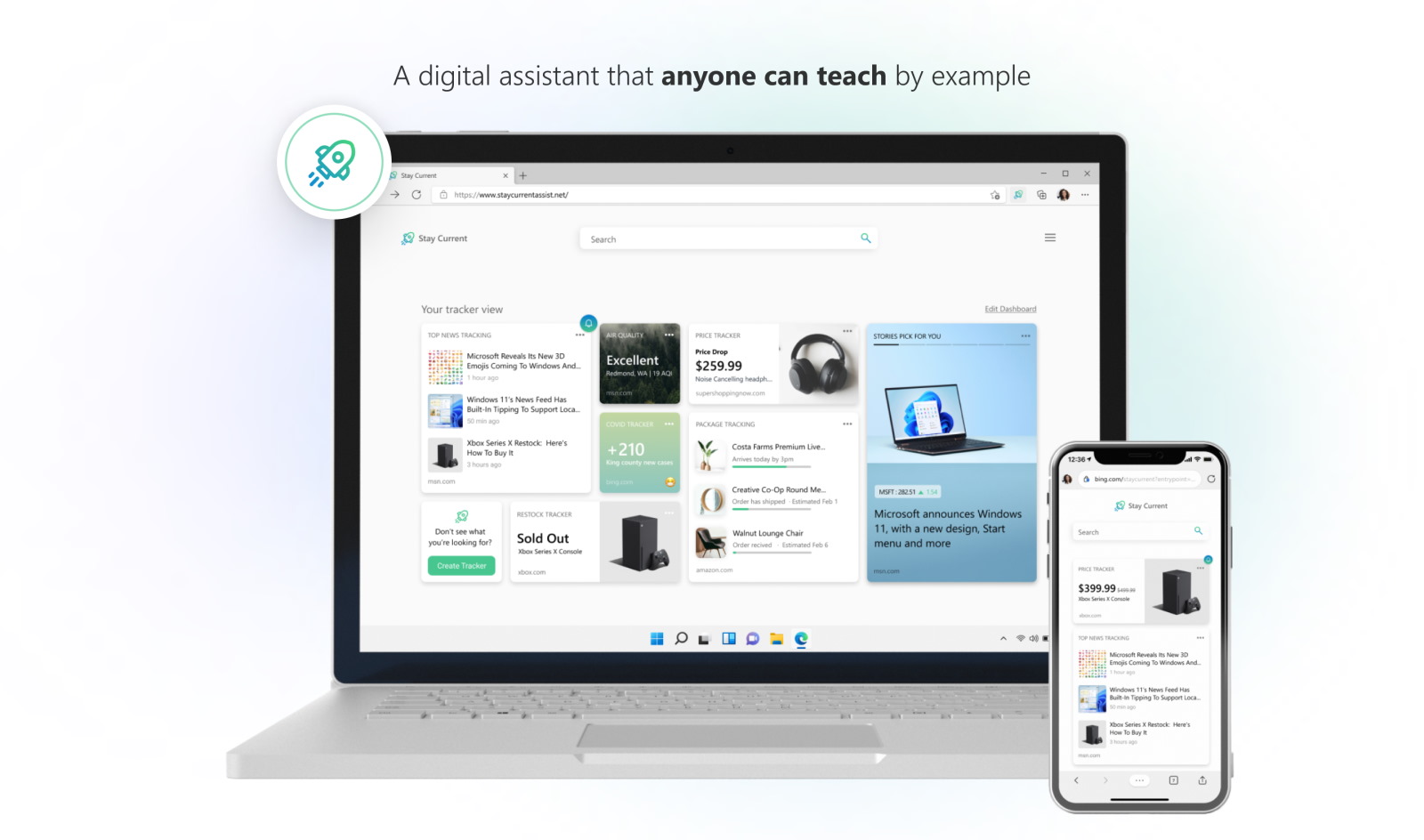 Stay Current, a digital assistant anyone can teach by example